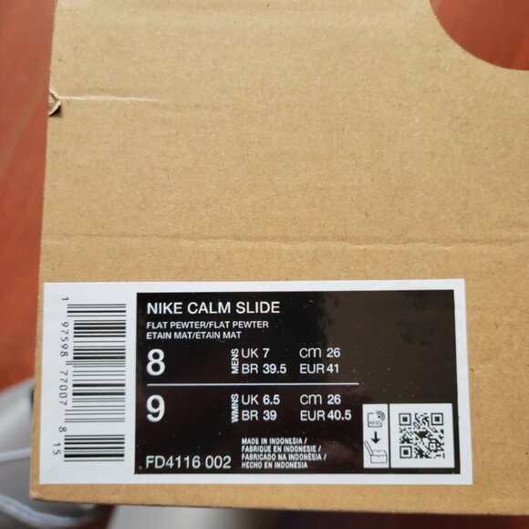 Nike Calm Slide - Flat Pewter - Picture 7 of 7